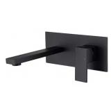 Modern Single Handle Wall Mount Bathroom Faucet in