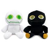 Slap bob Battle Plush (Black - White) Cute Hallowe
