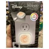 Disney LED Touch Nightlight with USB Charging Port
