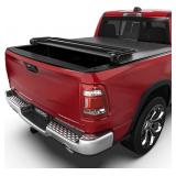 oEdRo Soft Quad Fold Truck Bed Tonneau Cover Compa