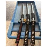 Lot of 3 practice swords. Some visible minor damag