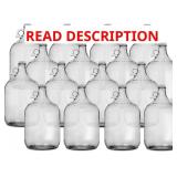 One Gallon Glass Jug with 38mm WHITE Metal Screw C