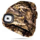 Classic Rechargeable LED Warm Knit Beanie Head Lig
