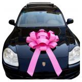 30" Giant Car Bow - Pink | Big Gift Wrapping Bow w