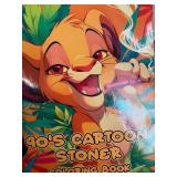 90s Cartoon Stoner Coloring Book