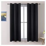 ChrisDowa Grommet Blackout Curtains for Bedroom an