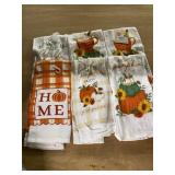 Fall kitchen hand towels