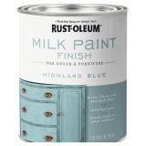 Rust-Oleum Highland Blue Milk Paint Finish | Decor