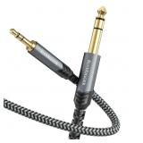 BlueRigger 3.5mm to 6.35mm Audio Cable (15FT, Bi-D