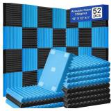 52 Pack Acoustic Foam Panels 1" x 12" x 12"Acousti