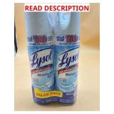 Lot of two cans of Lysol