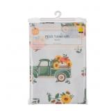 Perfect Harvest Round PEVA Tablecloth, 60 in