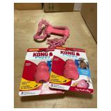 Lot of 3 Kong puppy toys