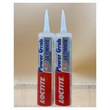 (Lot of two) Loctite Power Grab Ultimate Crystal C