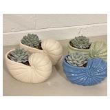 New 4-pack faux arrangements