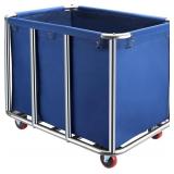 Commercial Laundry Cart with Wheels,400L Large Com