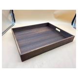 Large decorative wood tray
