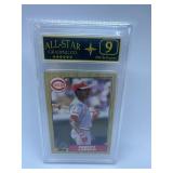 Vintage Graded Barry Larkin Rookie Cincinnati Reds