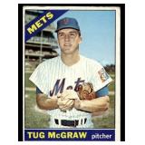 Vintage Tug McGraw 1966 Topps #124 New York Mets