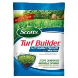 Scotts Turf Builder Halts Crabgrass Preventer with