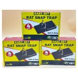 New easy set rat snap traps