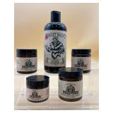 Johnny Slicks hair pomades and Beast Wash