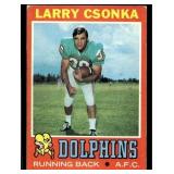 Vintage Larry Csonka 1971 Topps #45 Miami Dolphins
