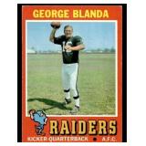 Vintage George Blanda 1971 Topps #39 Oakland Raide