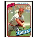 Vintage Tom Seaver 1980 Topps #500 Cincinnati Reds