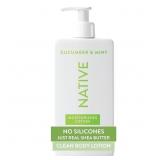 Native Body Lotion, Cucumber & Mint, 48-Hour Hydra