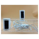 Lot of two Ring security cameras