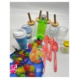 Large Lot of Kitchen Supplies, Includes Variety of