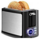Toaster 2 Slice Wide Slot Toaster Best Rated Prime