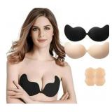 Size A Cup EIDOS Strapless Backless Sticky Push Up