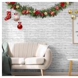 Anmon Brick Peel and Stick Wallpaper White Brick C