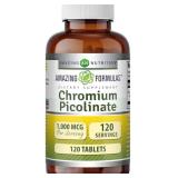 Exp 1/2027, Amazing Formulas Chromium Picolinate 1