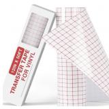 YRYM HT Clear Vinyl Transfer Paper Tape Roll - 12