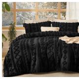 King Size Bedsure Tufted Boho Comforter Set Oversi