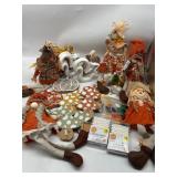 Large Lot of Fall Decor, Includes Tabletop Decorat