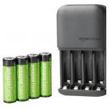 Amazon Basics 4-Bay Battery Charger for AA & AAA R