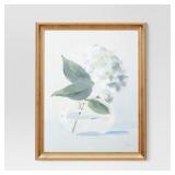 16" x 20" Harmonious Bouquet Framed Wall Cotton Ca