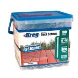Kreg No. 8 Head X 2 in. L Square Flat Head Deck Sc