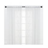 Chanasya Premium Quatrefoil Voile Sheer Curtains -