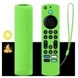 Smart TV Remote Replacement with Neon Green Cover,