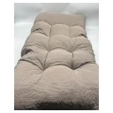 Size 40 x 20 Inches Light Brown Patio Seat Bench C