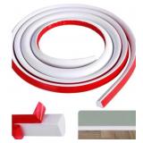 9.8 Ft Flexible Quarter Round Molding, 0.7 x 0.7 i