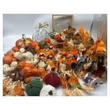 Huge Lot of Fall Tabletop Decorations