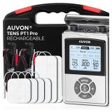 AUVON Rechargeable Digital TENS Unit Muscle Stimul