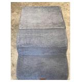 Grey 2-Step Plush Pet Stairs