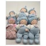 Lot of 6, Baby Gund Plush Dolls for Little Kids